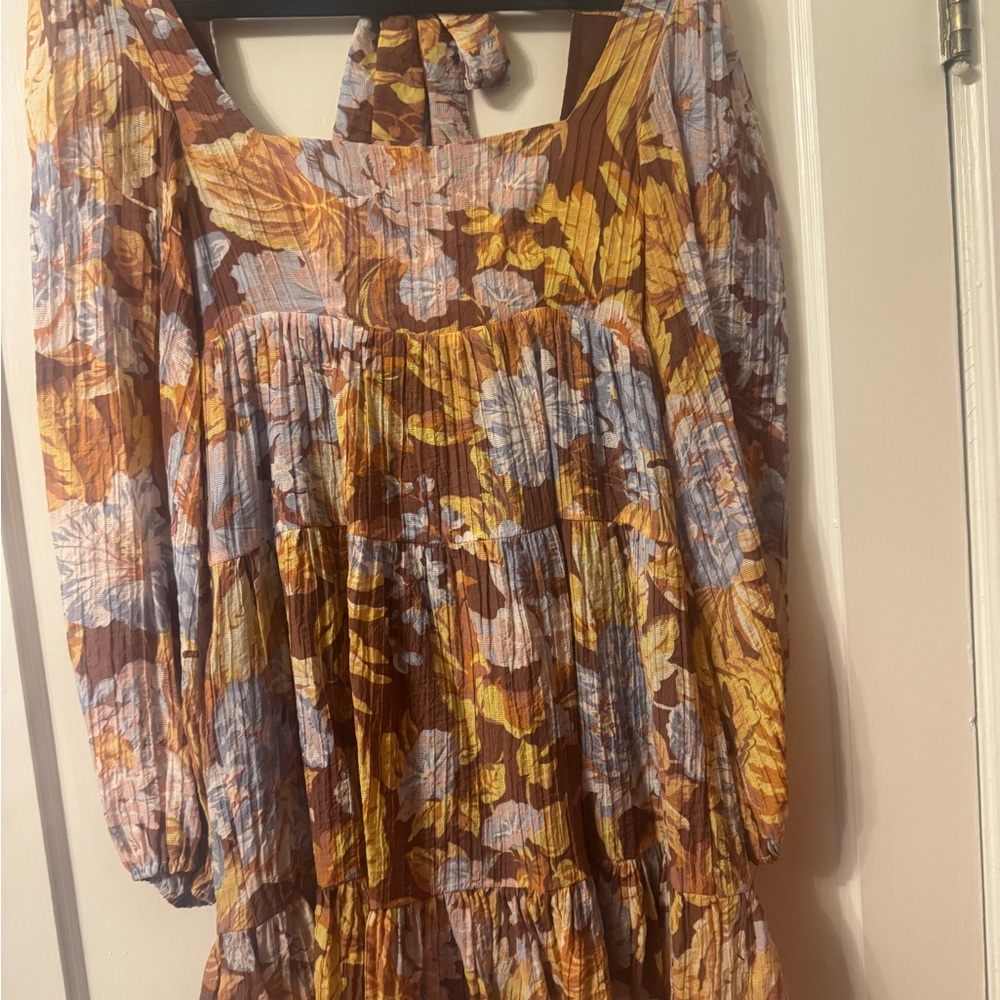 MINKPINK Floral Long Sleeve Dress